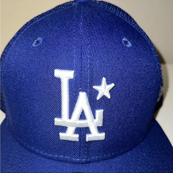 Dodgers All Star Game Hat 7 5/8 3/4 Hawaiian World Series Blue Ohtani - Picture 2 of 14